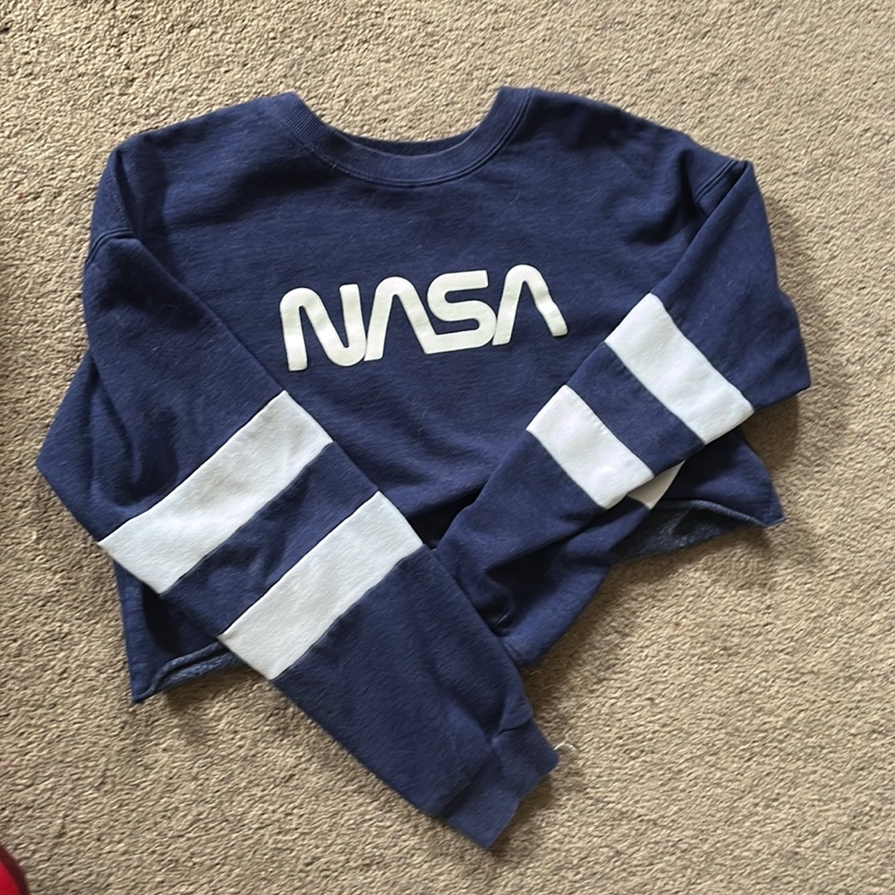 Blue nasa crewneck